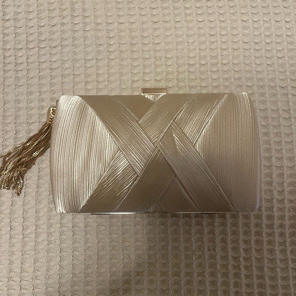 Elegant Gold Clutch Bag